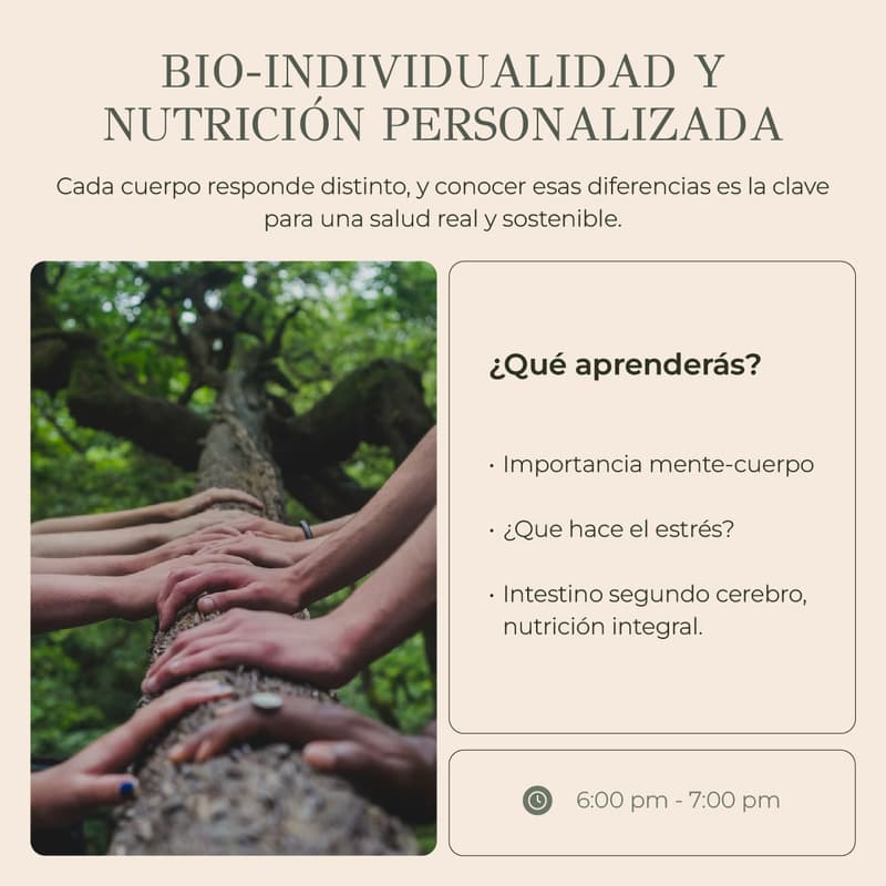 Cover Image for Bioindividualidad y nutrición especializada