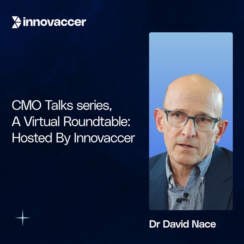 Cover Image for CMO Talks series, A Virtual Roundtable: Hosted By Innovaccer