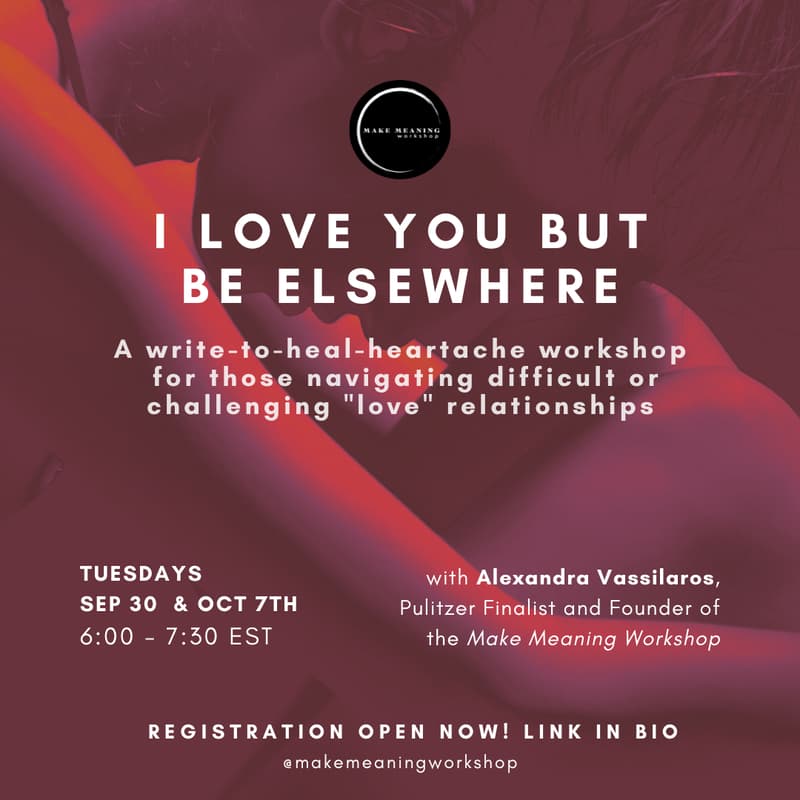 Cover Image for I LOVE YOU BUT BE ELSEWHERE