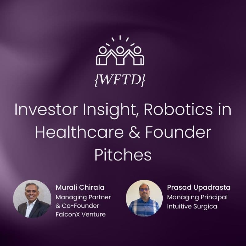 Cover Image for Work From the Dock: Investor Insight, Robotics in Healthcare & Founder Pitches