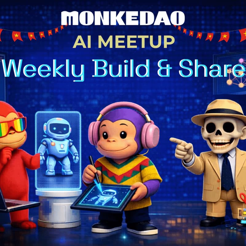 Cover Image for MonkeDAO AI Meetup: 10x your team productivity with AI agents.
