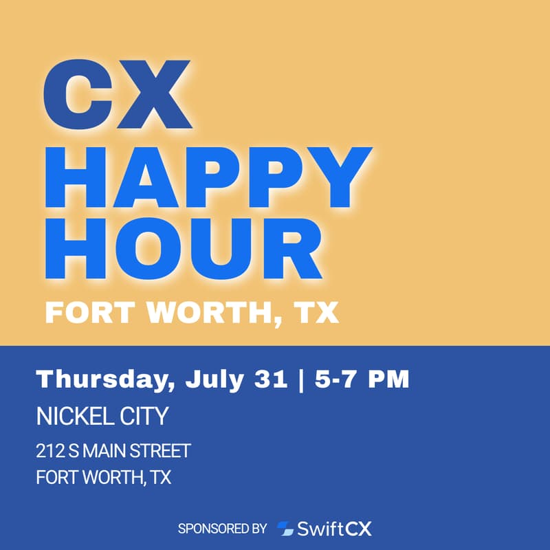 Cover Image for CX Happy Hour - Fort Worth