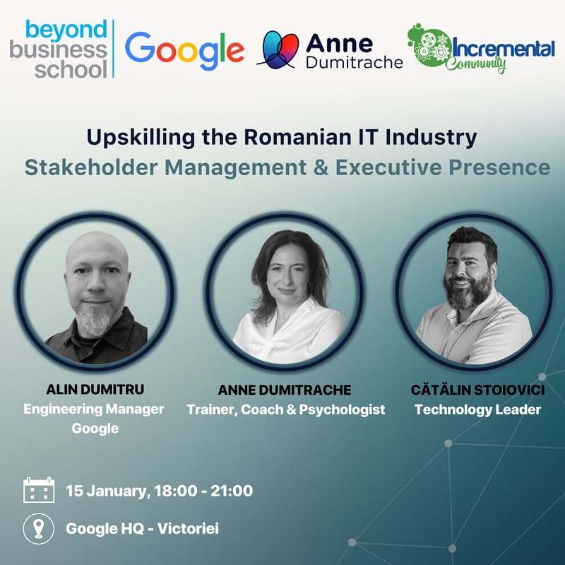 Cover Image for Upskilling the Romanian IT Industry –  Stakeholder Management and Executive Presence