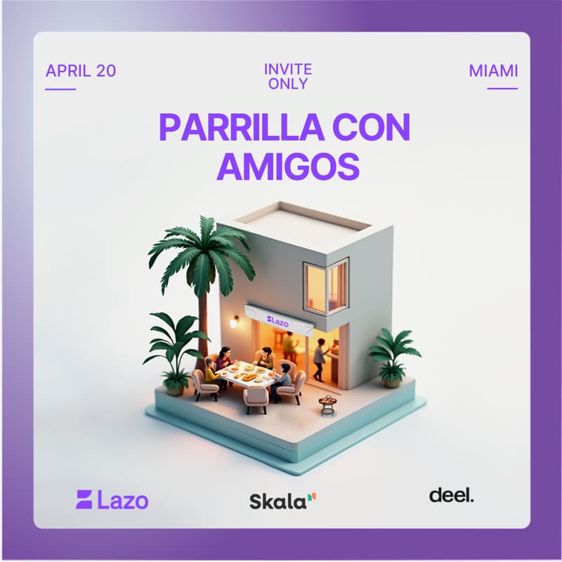 Cover Image for Parrilla con amigos by Lazo, Deel & Skala