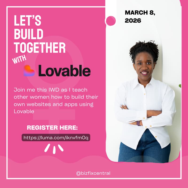 Cover Image for IWD Special: Let’s Build a Site in < 60 Mins with AI