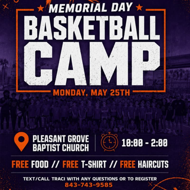 Cover Image for 🏀 FREE MEMORIAL DAY BASKETBALL CAMP!