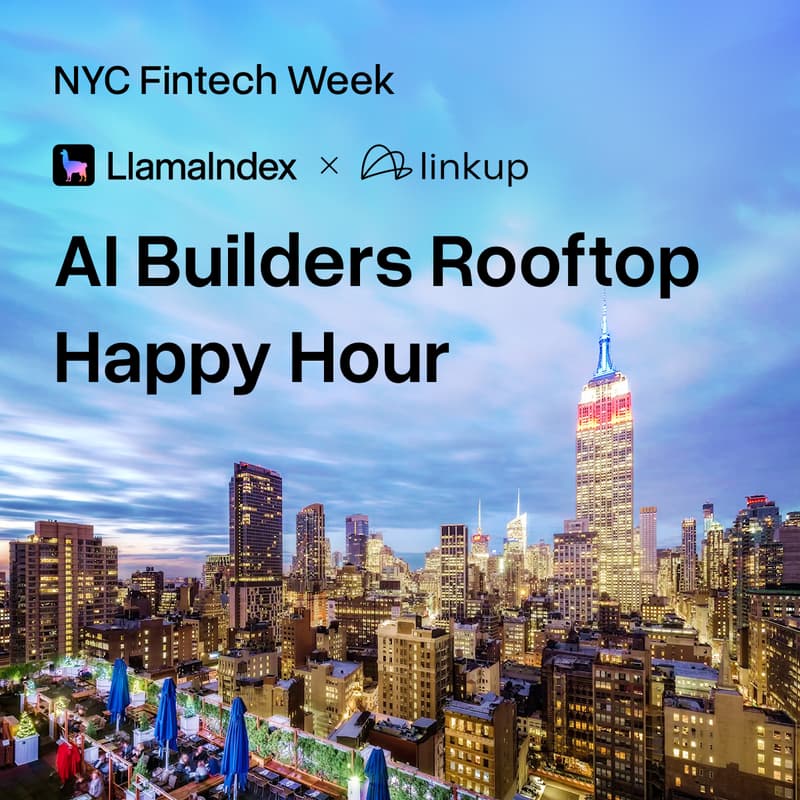 Cover Image for NYC Fintech Week: AI Builders Rooftop Happy Hour