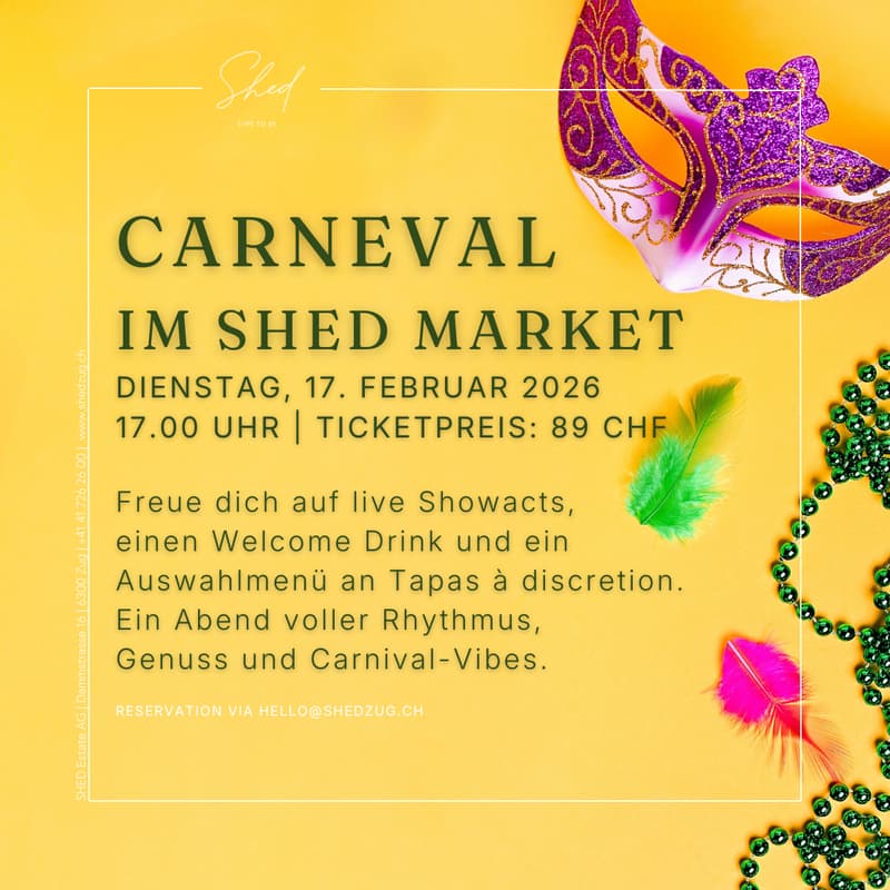 Cover Image for Carneval im SHED Market