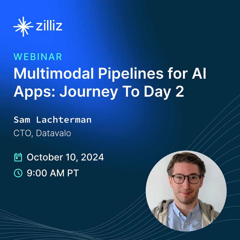 Cover Image for Multimodal Pipelines for AI Apps: Journey To Day 2