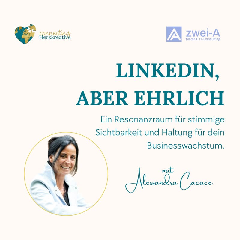 Cover Image for LinkedIn, aber ehrlich mit Alessandra Cacace