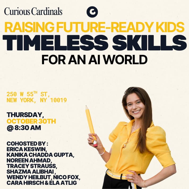 Cover Image for Raising Future-Ready Kids: Timeless Skills for an AI World - NYC Midtown Workshop