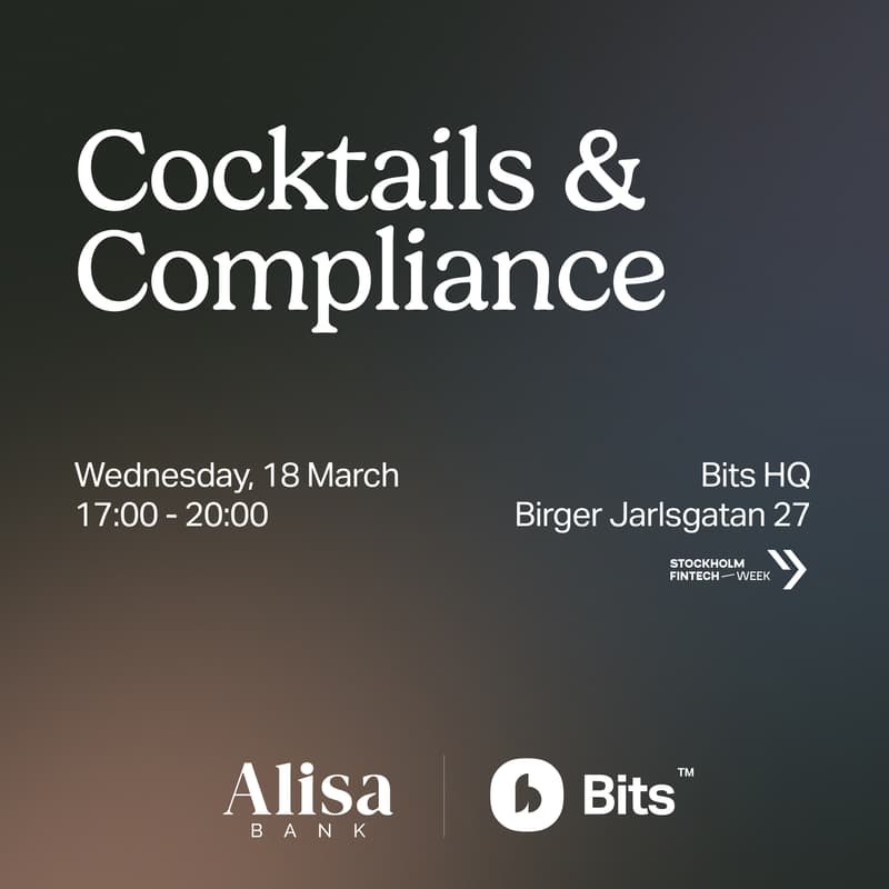 Cover Image for Stockholm Fintech Side Event, hosted by Bits™ and Alisa Bank