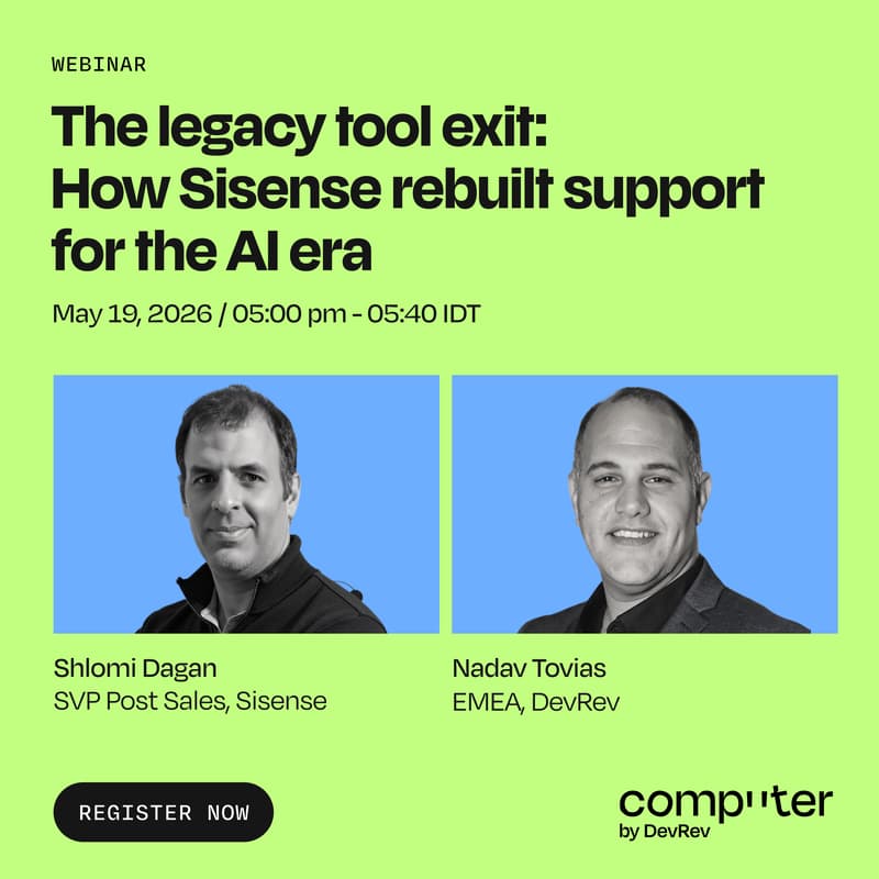 Cover Image for The legacy tool exit: how Sisense rebuilt support for the AI era