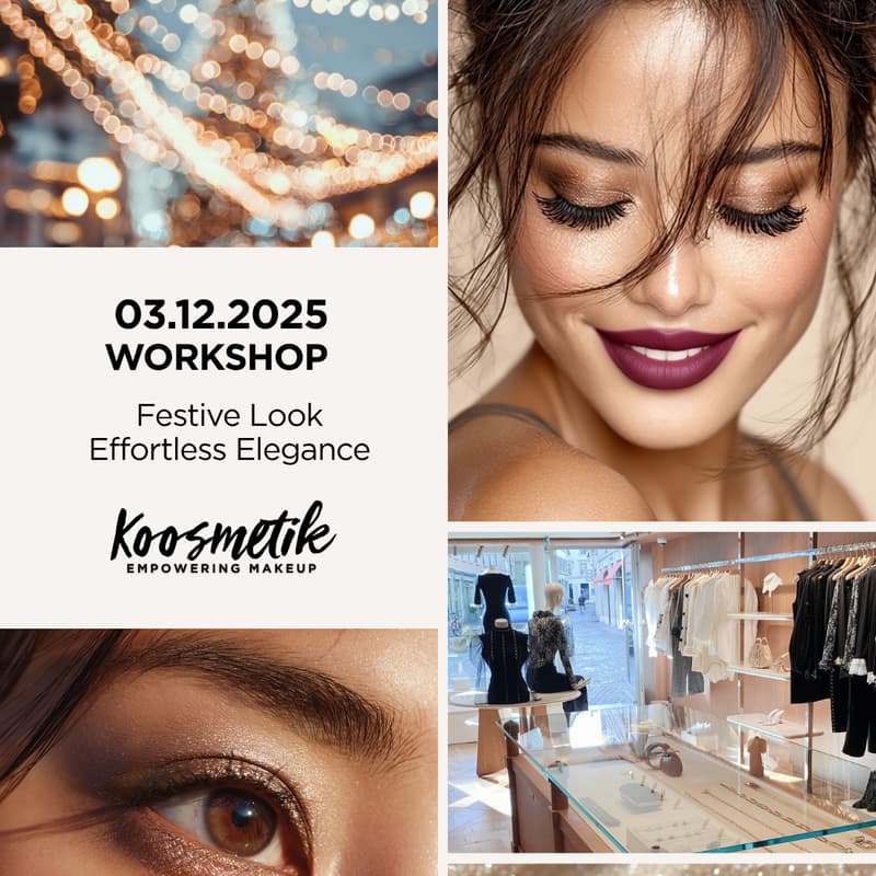 Cover Image for Next Koosmetik workshop: Festive Look - Effortless Elegance