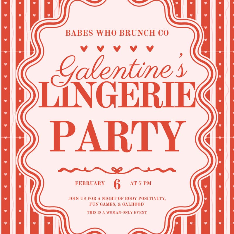 Cover Image for Galentine’s Day Lingerie Party