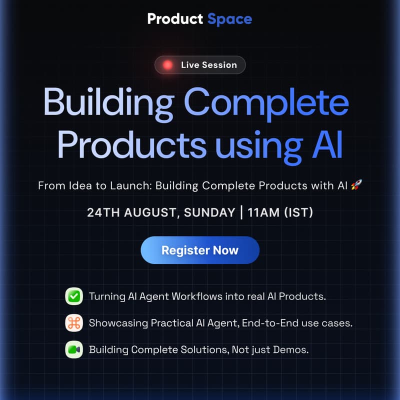 Cover Image for Building Complete Products using AI