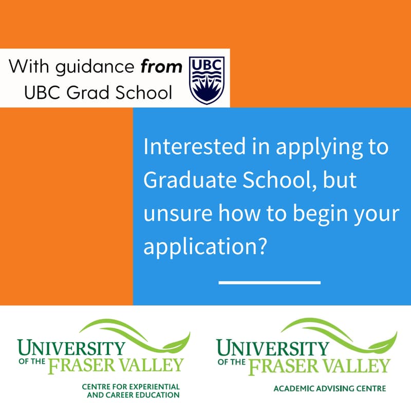 Cover Image for How to apply to Graduate School w/UBC Grad School