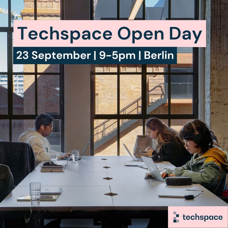 Cover Image for Techspace Open Day (Berlin): Breakfast, Yoga, Work, and Network