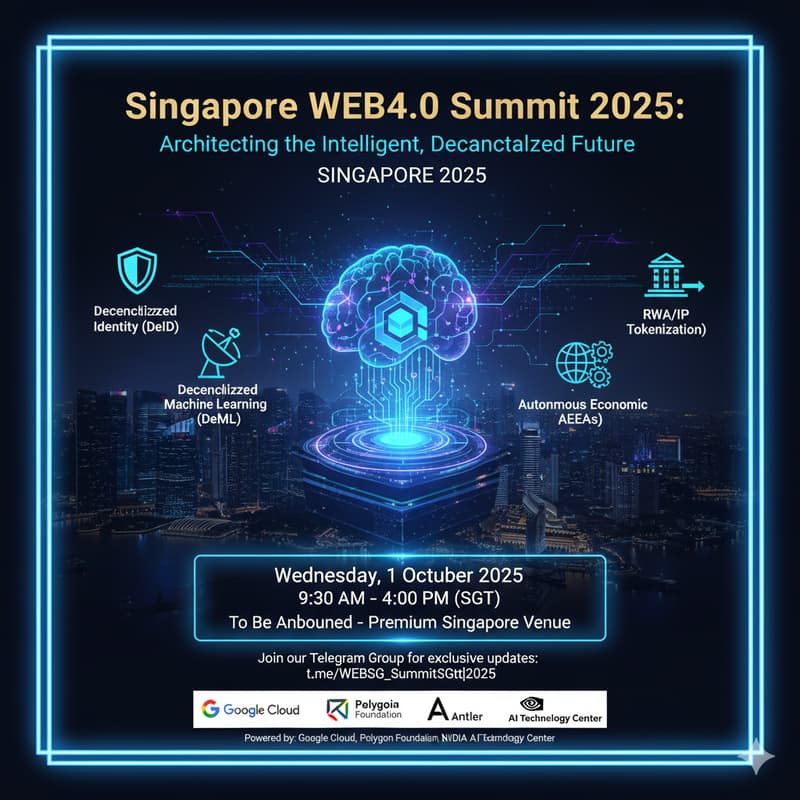 Cover Image for Singapore WEB4.0 Summit 2025: Architecting the Intelligent, Decentralized Future