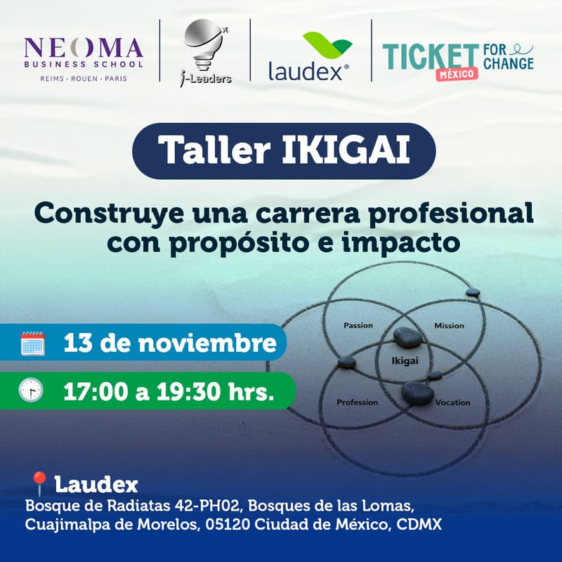 Cover Image for Taller IKIGAI: Construye una carrera profesional con propósito e impacto