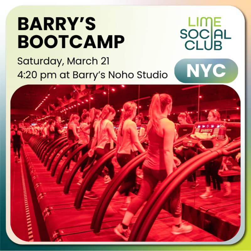 Cover Image for NYC: Barrys Bootcamp x Lime Social Club