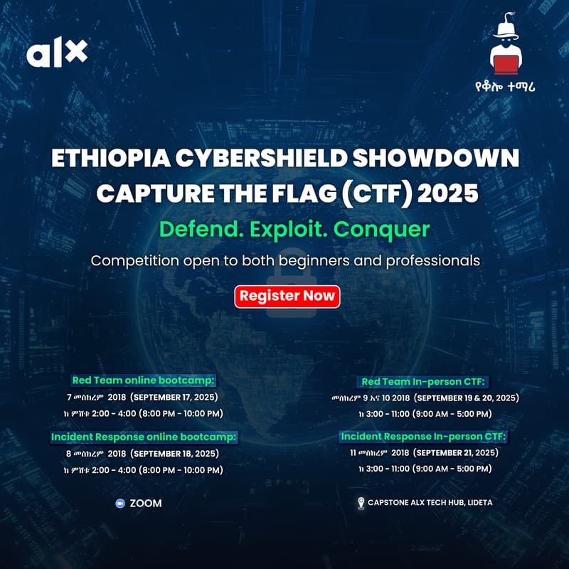 Cover Image for Ethiopia CyberShield Showdown CTF 2025