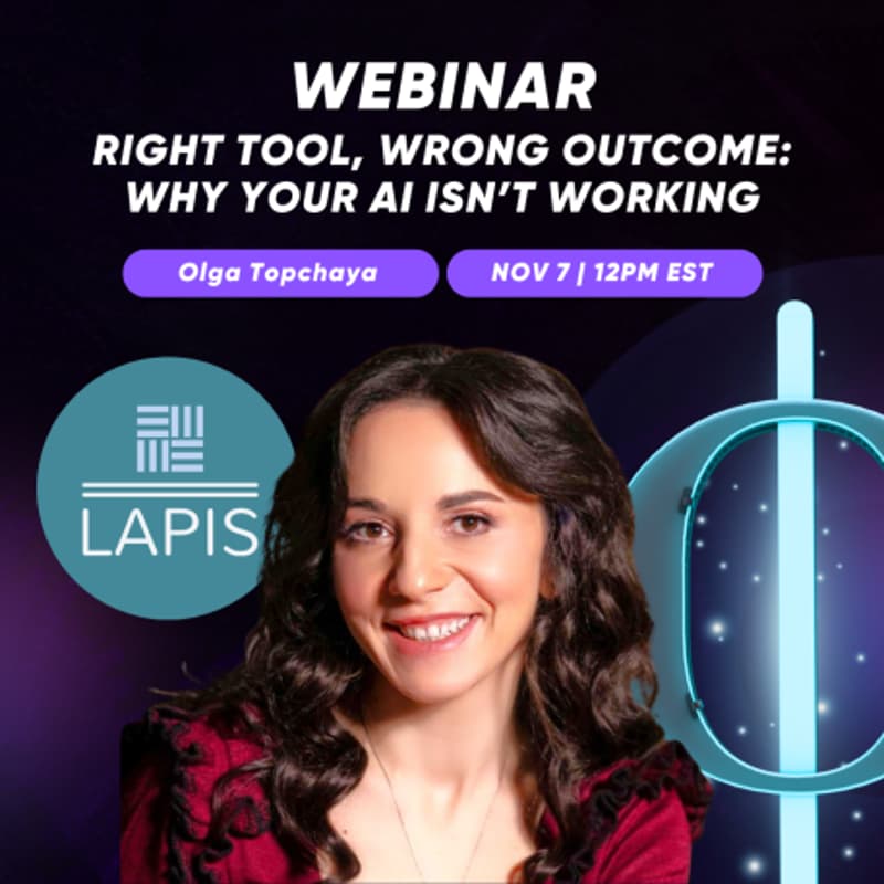 Cover Image for Right Tool, Wrong Outcome: Why Your AI Isn't Working