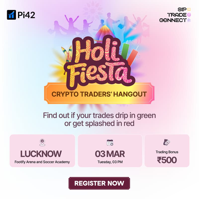 Cover Image for Holi Fiesta! Crypto Tradersβ Hangout - Lucknow