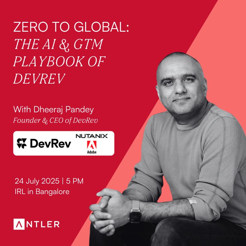 Cover Image for (Offline) Zero to Global: The AI & GTM Playbook of DevRev w/ Dheeraj Pandey + Networking Mixer