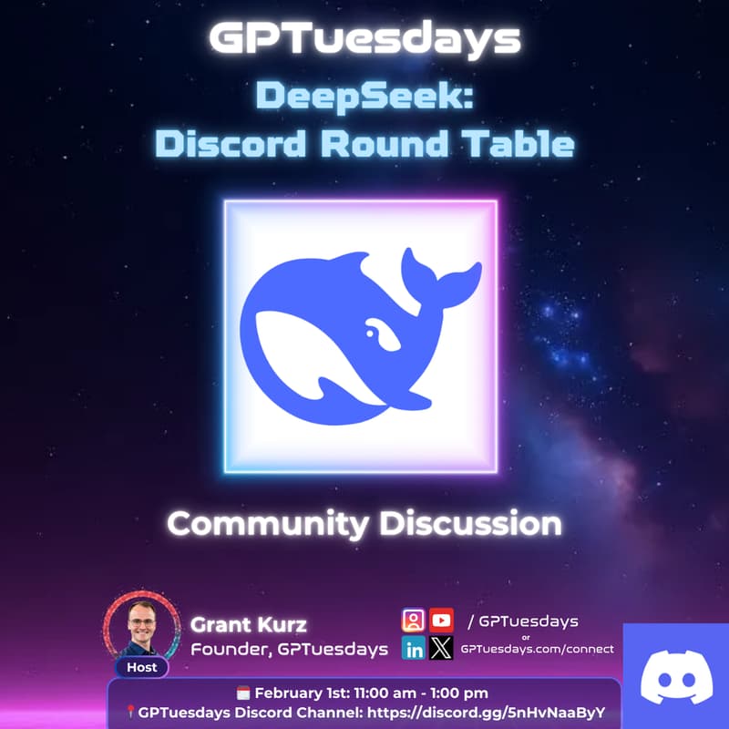 Cover Image for DeepSeek: Community Research Roundtable
