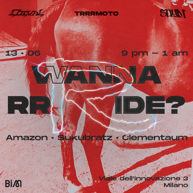 Cover Image for WANNA RRRIDE? TRRRMOTO + COEVAL + SAYRI Party