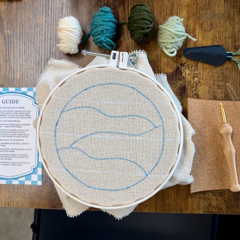 Cover Image for Stitch + Sip: Punch Needle Night