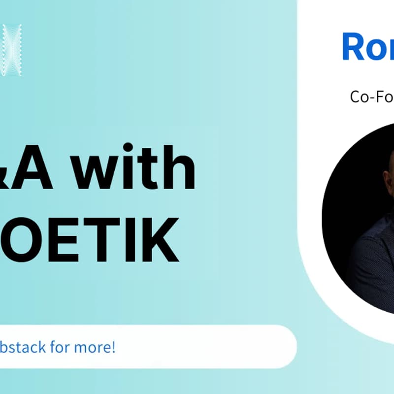 Cover Image for Bits in Bio Q&A with Ron Alfa (Noetik)