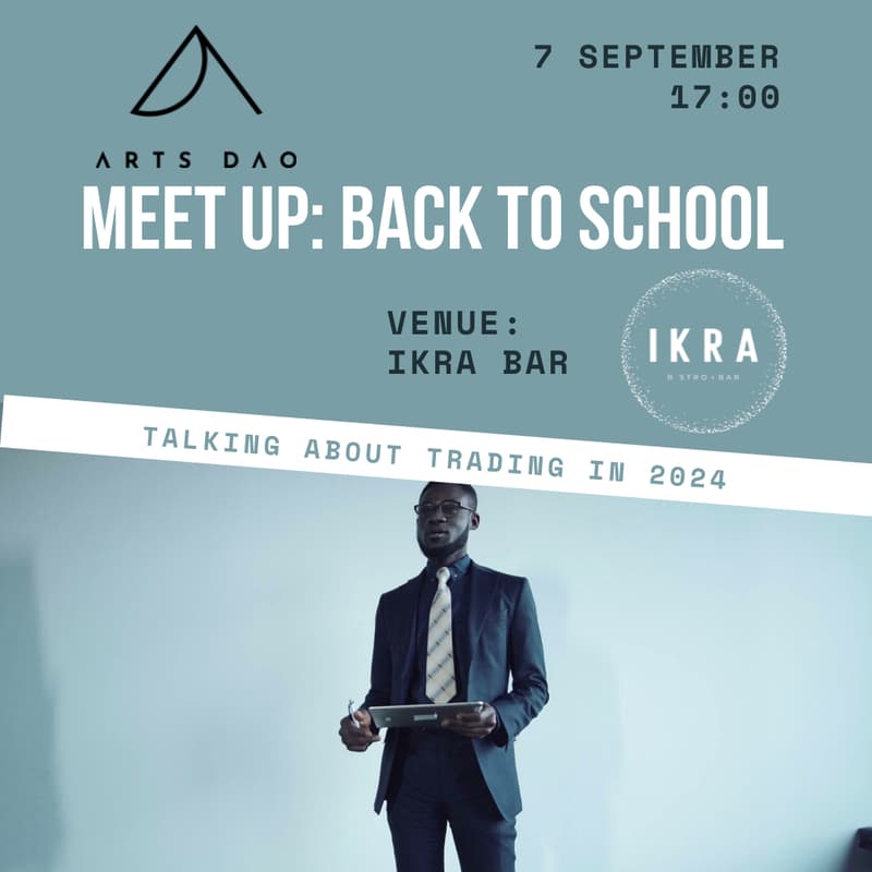Cover Image for ArtsDAO MeetUp: Back To School
