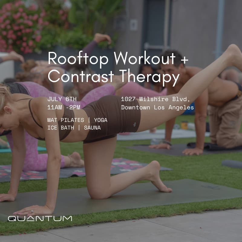 Cover Image for Rooftop Mat Pilates, Yoga, & Contrast Therapy