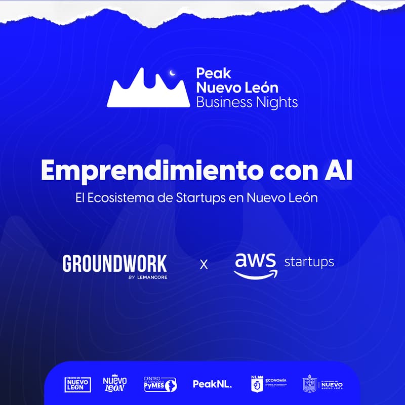 Cover Image for Inteligencia Artificial - PeakNL Business Nights #2 powered by AWS Startups | Groundwork- Forum GW