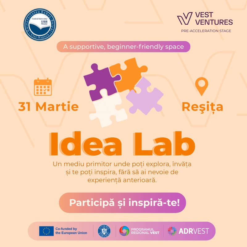 Cover Image for Idea Lab Pre-Acceleration Reşița
