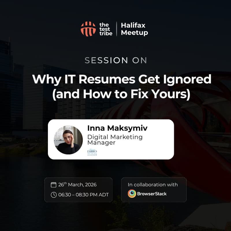 Cover Image for Why IT Resumes Get Ignored (and How to Fix Yours) | 6th Halifax Meetup |
