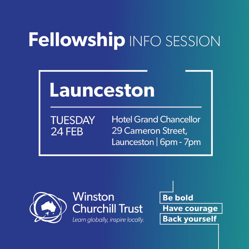 Cover Image for Churchill Fellowship information session: Launceston