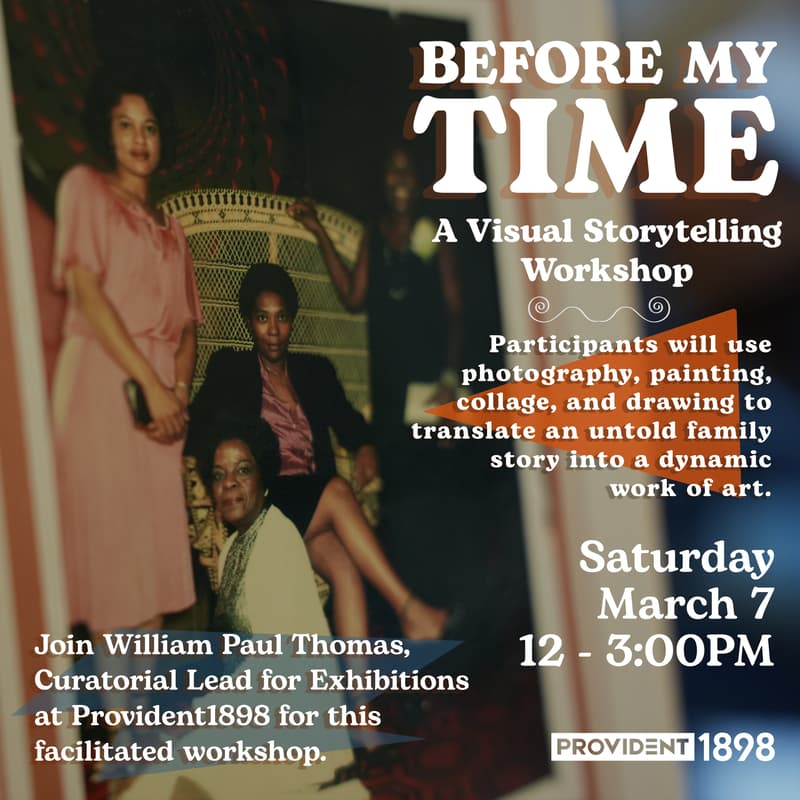 Cover Image for Before My Time: A Visual Storytelling Workshop