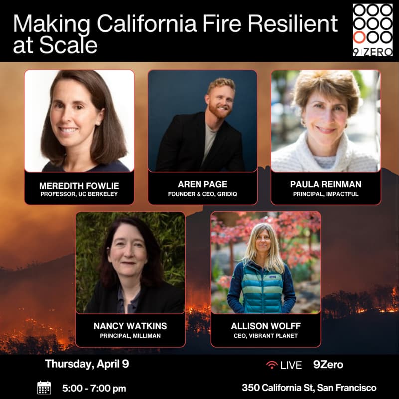 Cover Image for Making California More Fire Resilient at Scale: De-Risking the Grid, Land, and Capital