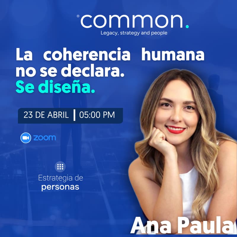 Cover Image for La coherencia humana no se declara. Se diseña.