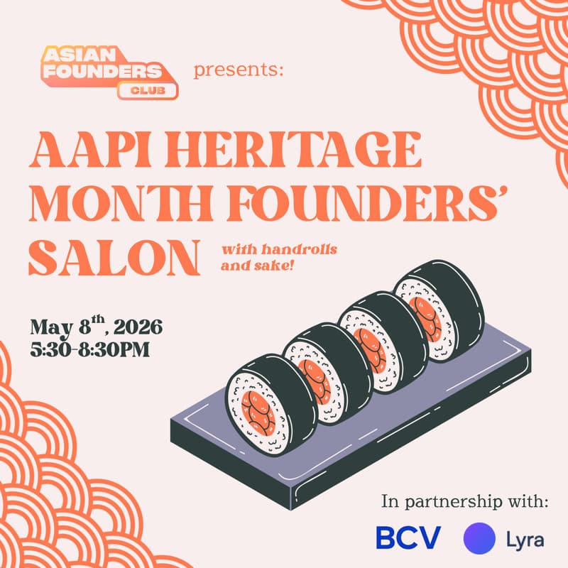 Cover Image for AAPI Heritage Month Founders' Salon