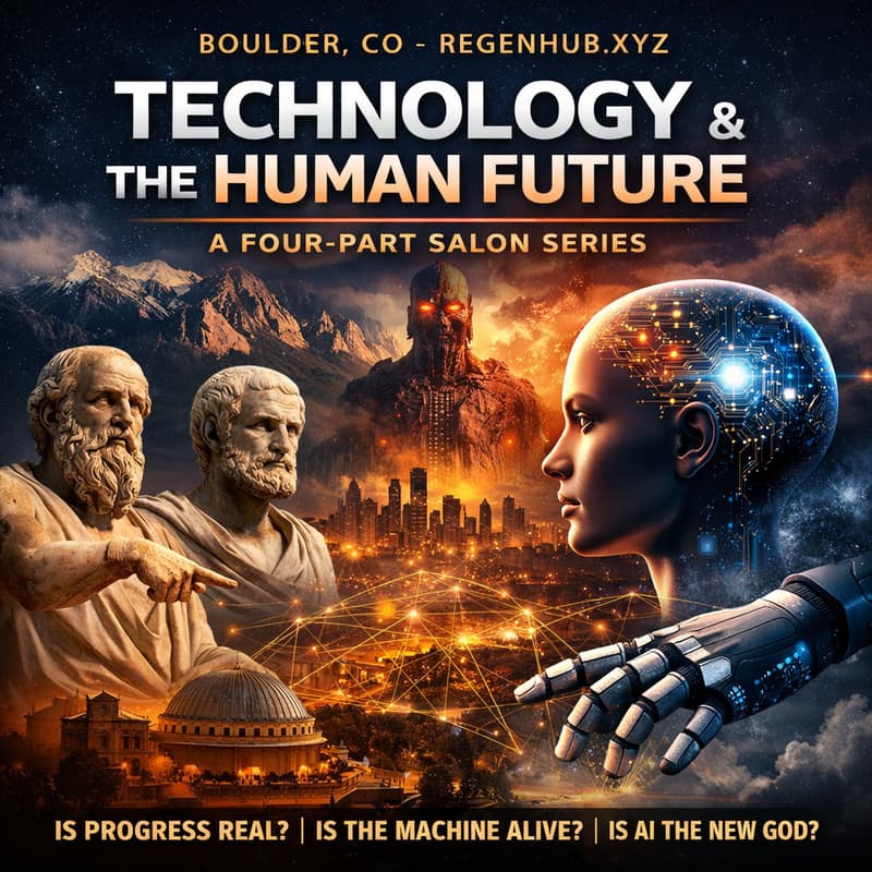 Cover Image for Technology & the Human Future: A Four-Part Salon Series - Session 3