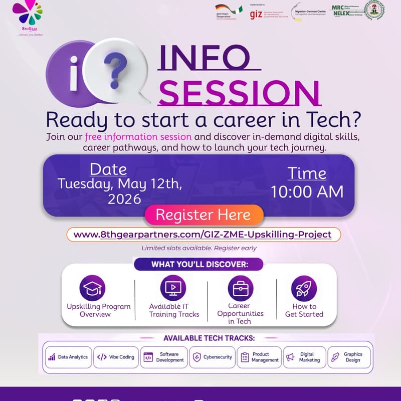 Cover Image for Upskilling Training for Tech Talents Programme