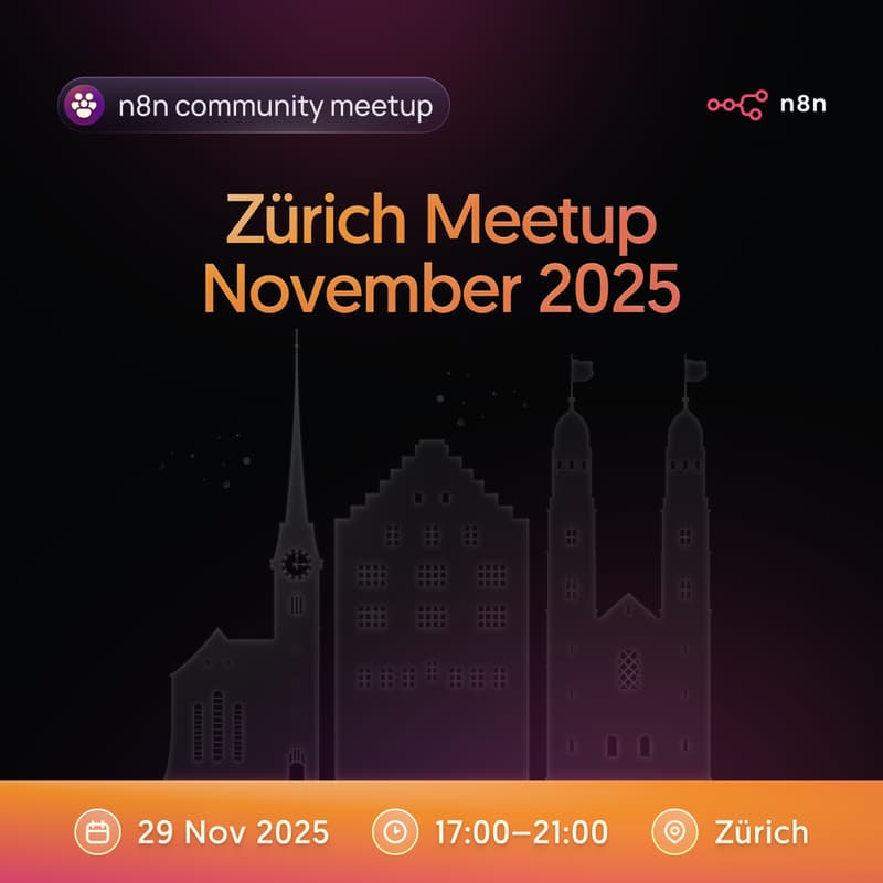 Cover Image for Zürich n8n Community Meetup