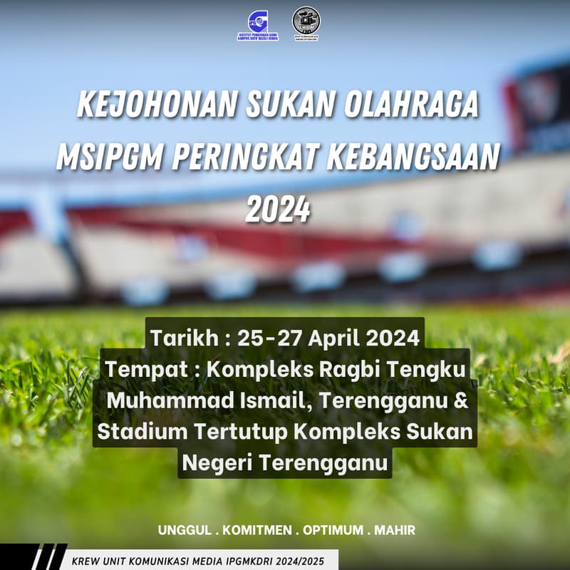 Cover Image for Kejohonan Sukan Olahraga MSIPGM Peringkat Kebangsaan 2024