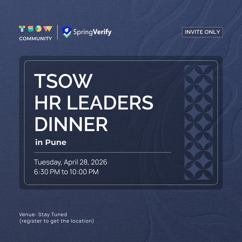 Cover Image for TSOW HR Leaders Dinner in Pune