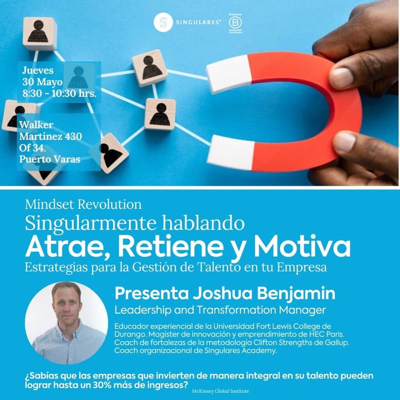 Cover Image for Desayuno Singulares: Atrae, Retiene y Motiva.