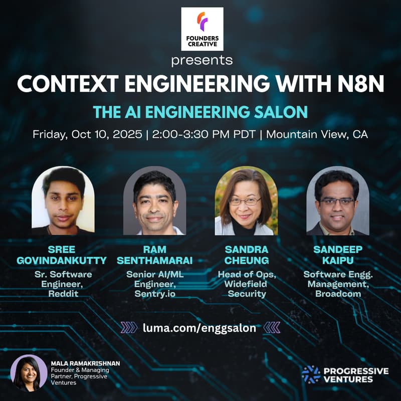 Cover Image for AI Engineering Salon - Context Engineering with n8n